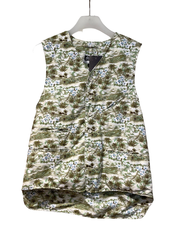 Engineered GarmentsPadded Flower Vest Bluesleeve Select